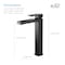 Kibi Cubic Single Handle Bathroom Vessel Sink Faucet with Pop Up Drain C-KBF1003MB-KPW101MB - alternate 6